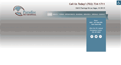 Desktop Screenshot of paradisepethospital.com