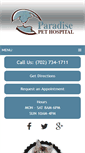 Mobile Screenshot of paradisepethospital.com